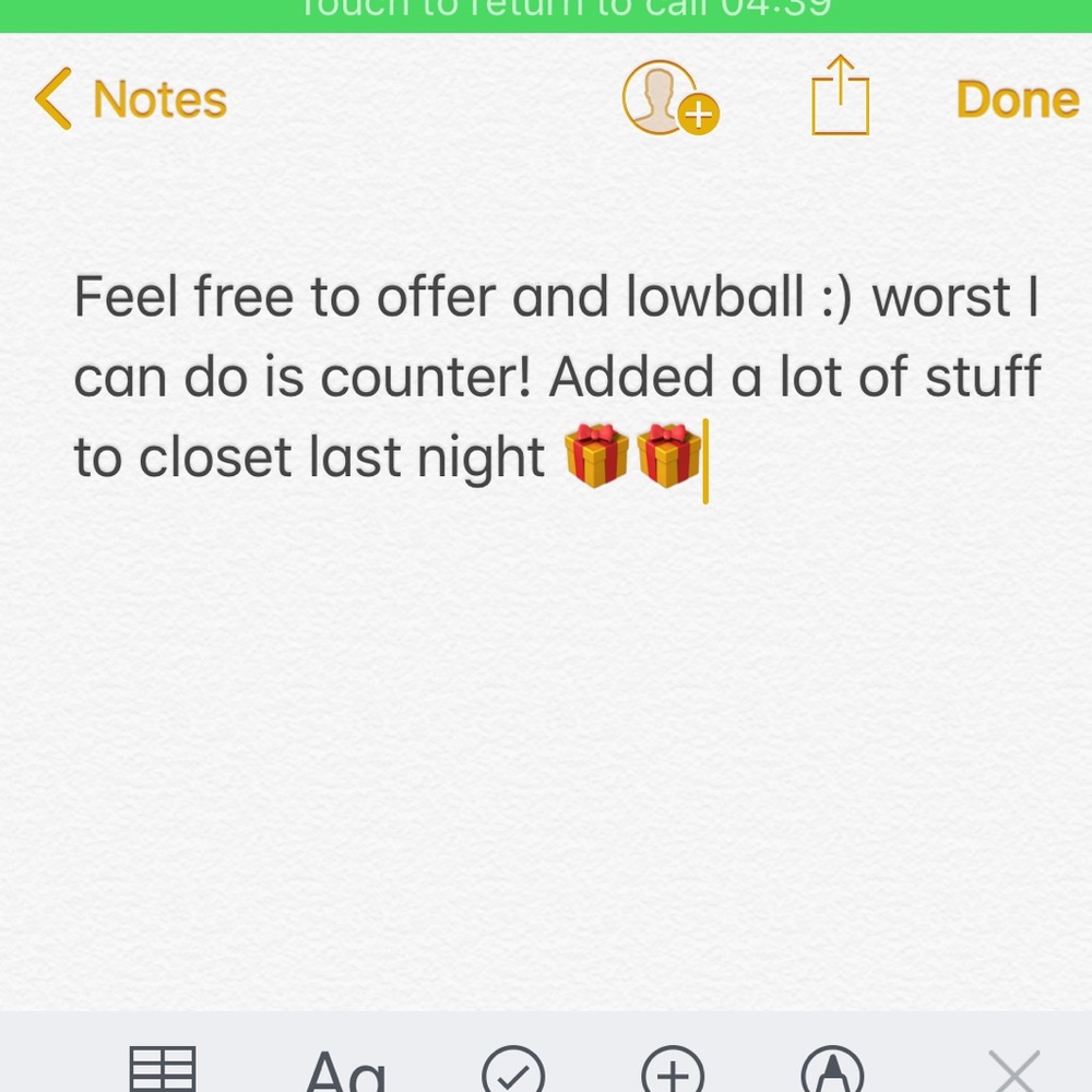Feel free to use the offer button!